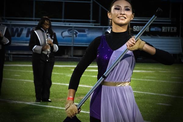 Meade High School Marching Band Performing